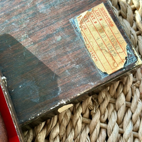 Vintage Wooden Handle Fondue Fork Set - Picture 2 of 5